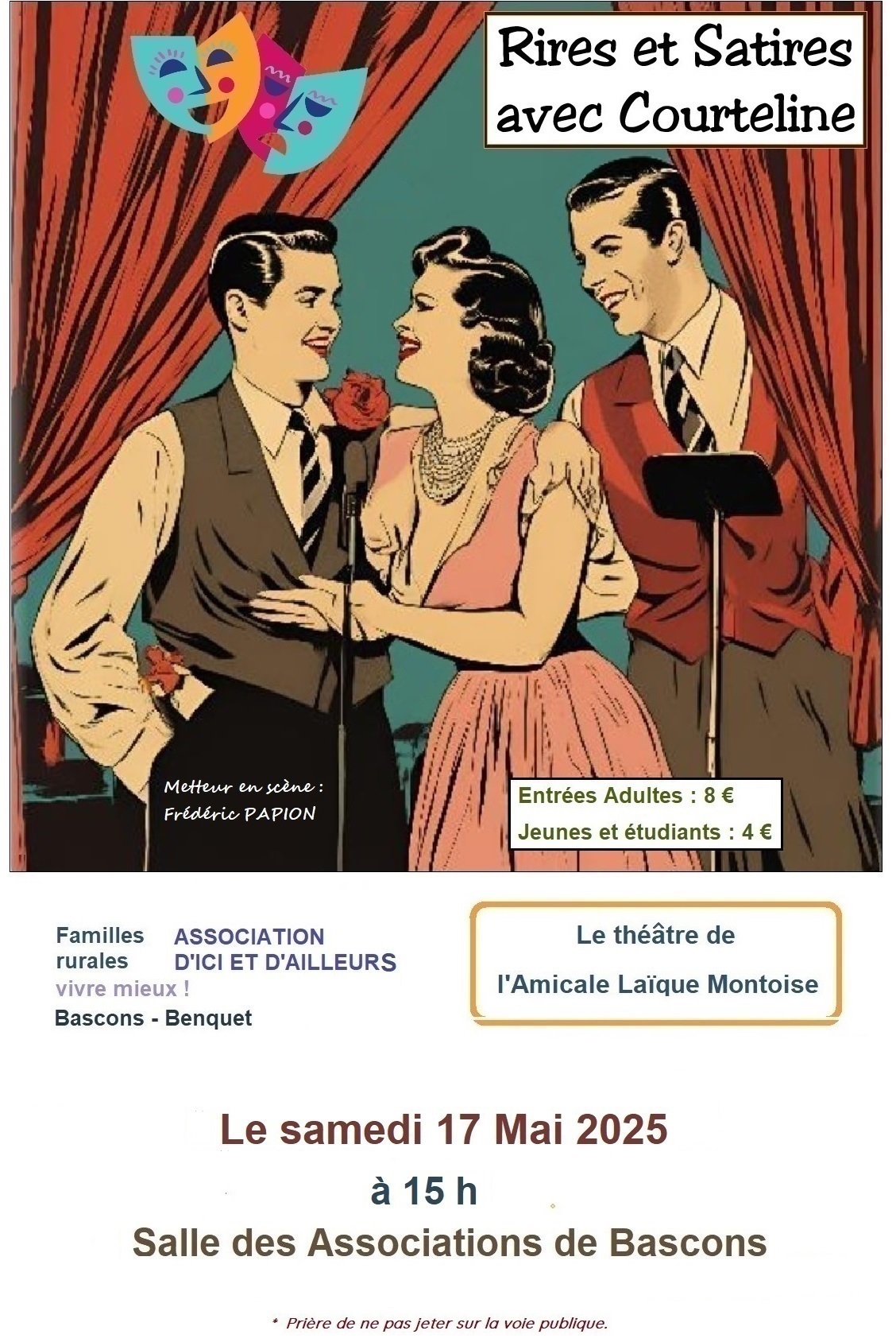 théâtre Bascons Courteline